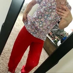 LOT OF 3 Scrubs; 2 pants 1 top